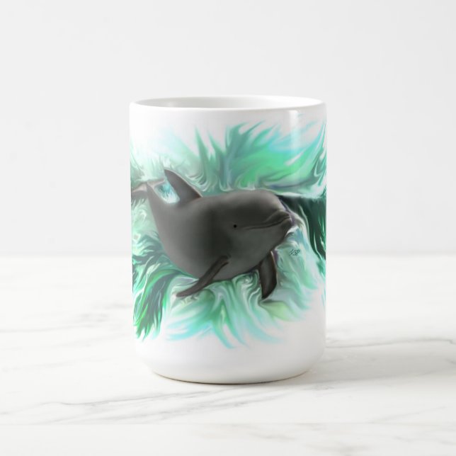 Dolphin baby coffee mug (Center)