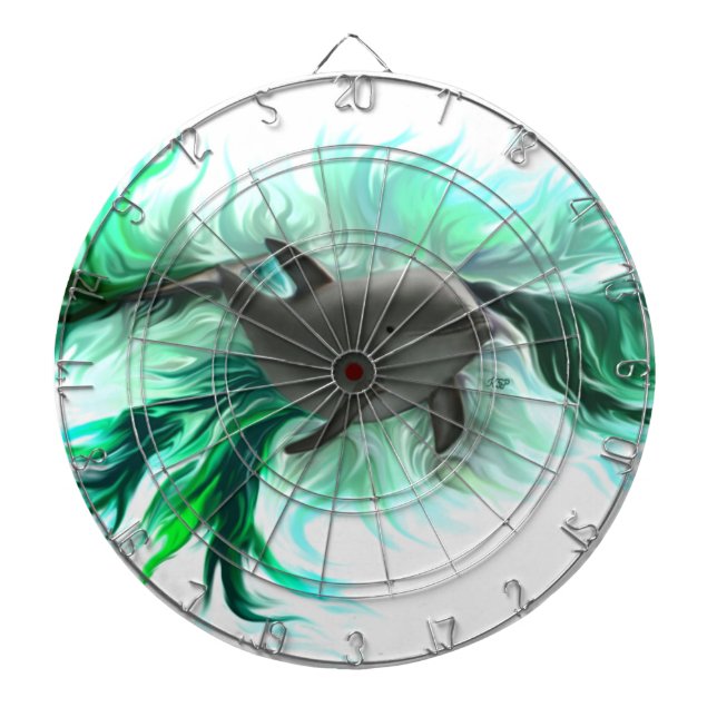Dolphin Baby Dartboard (Front)