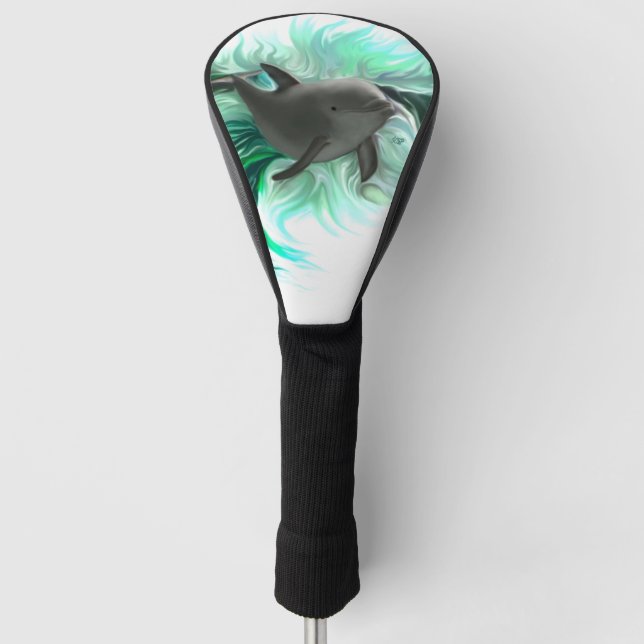 Dolphin Baby Golf Head Cover (Front)