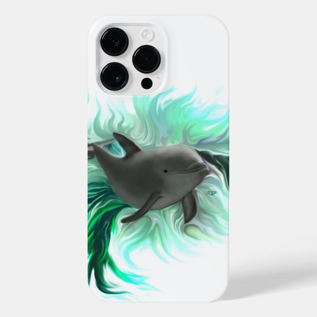 Dolphin Baby iPhone Case (Back)
