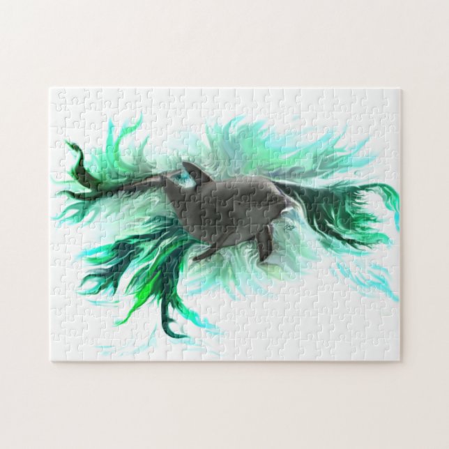 Dolphin Baby Jigsaw Puzzle (Horizontal)