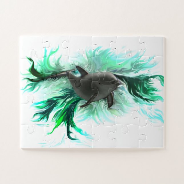 Dolphin Baby Jigsaw Puzzle (Horizontal)