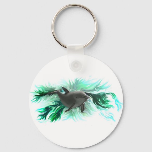 Dolphin Baby Keychain (Front)