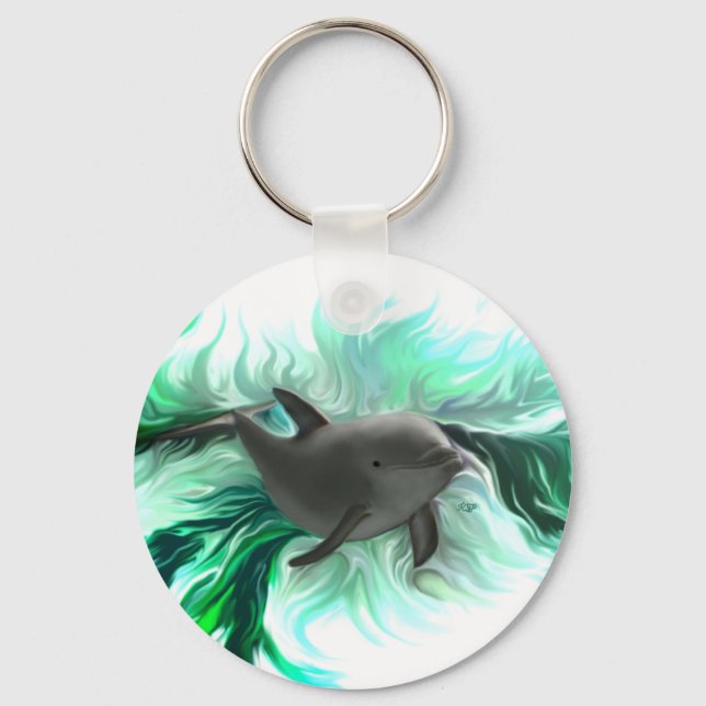 Dolphin Baby Keychain (Front)