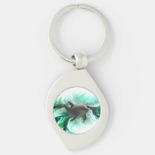 Dolphin Baby Keychain