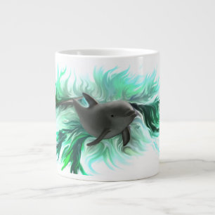 Dolphin Baby Large Coffee Mug