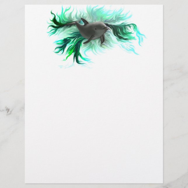Dolphin Baby Letterhead (Front)