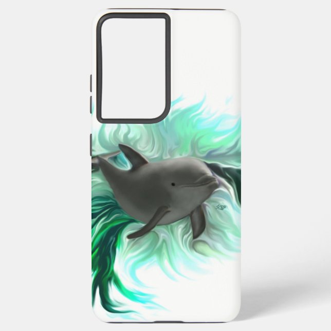 Dolphin Baby Samsung Galaxy S21 Ultra Case (Back)