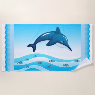 Dolphin Beach Towel