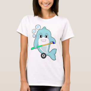 Dolphin Billiards Cue Sports T-Shirt