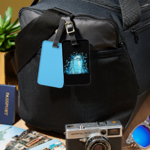 Dolphin Black  Luggage Tag