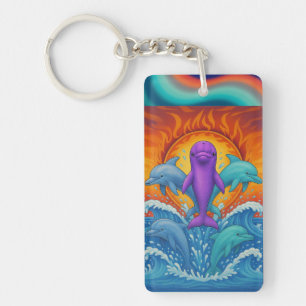 Dolphin Bliss Keychain
