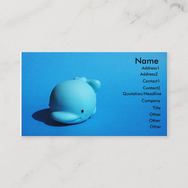 Dolphin Business Card (Front)
