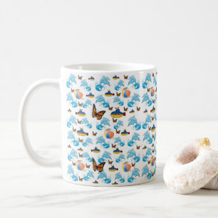 Dolphin Butterfly Mug