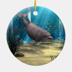 Dolphin Ceramic Ornament