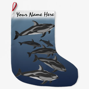 Dolphin Christmas Stocking Personalized Dolphin