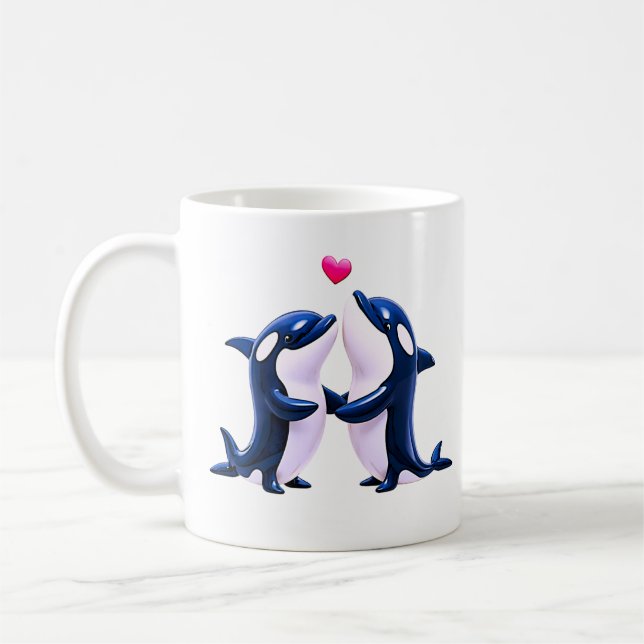 Dolphin Coffee Mug (Left)