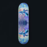 Dolphin Couple - Love - Happy Skateboard<br><div class="desc">Dolphin Couple</div>