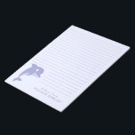 Dolphin Cute Kid's Personal Stationary Notepad<br><div class="desc">Add your child's name to this adorable dolphin stationary note pad! Perfect for a kid that loves ocean animals and also loves writing letters! Great for children that love dolphins, both boys and girls! Makes a great gift for any kid too!</div>
