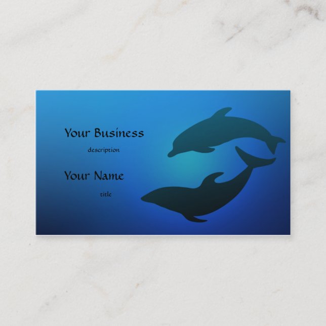 Dolphin Dolphin Carte de visite (Devant)