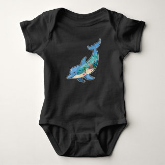 Dolphin Dolphins Sea Animals Design Gift Ideas Baby Bodysuit