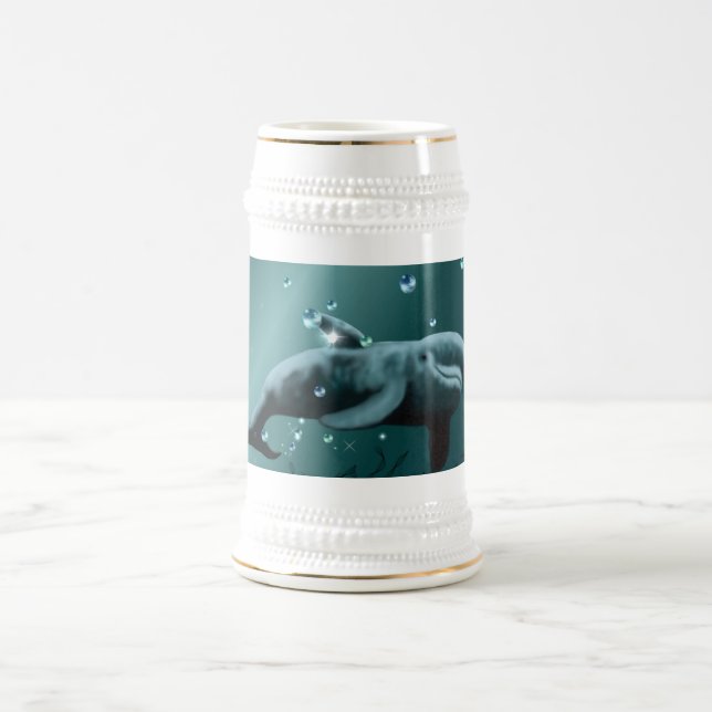 Dolphin Dream Beer Stein (Center)