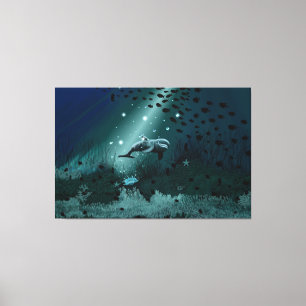 Dolphin Dream Canvas Print