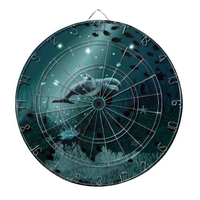 Dolphin Dream Dartboard (Front)