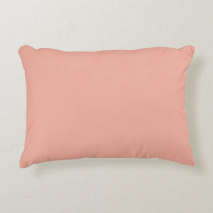 Dolphin Dream Orange Sunset Peach Accent Pillow