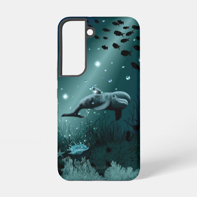 Dolphin Dream Samsung Galaxy S22 Case (Back)