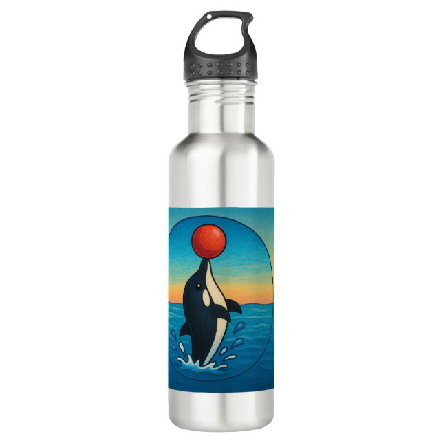 Dolphin Dream Water Bottle  (Front)