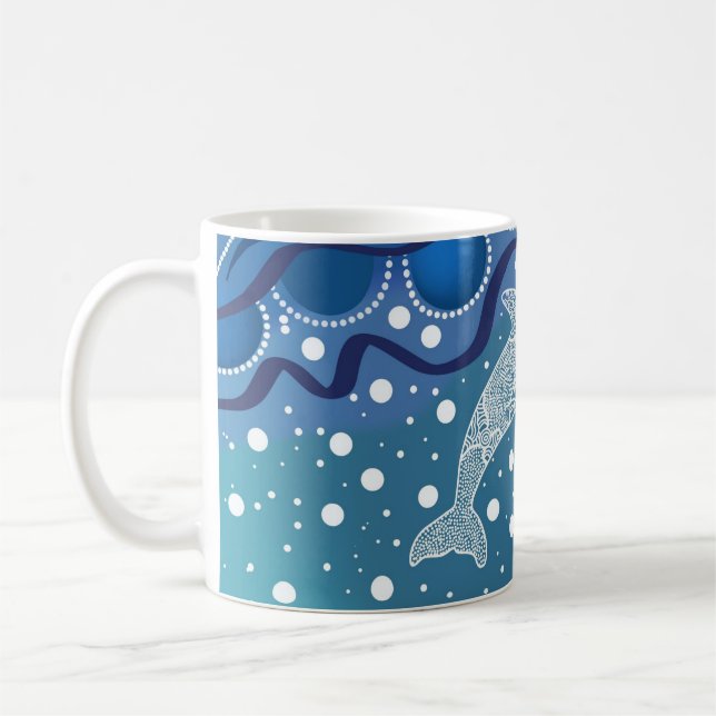 Dolphin Dreaming  Coffee Mug (Left)