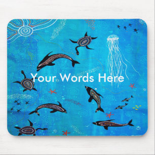 Dolphin Dreaming Mouse Pad