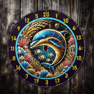 Dolphin Dreams Coral Reef Dartboard