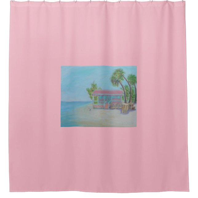 DOLPHIN DREAMS Shower Curtain (Front)