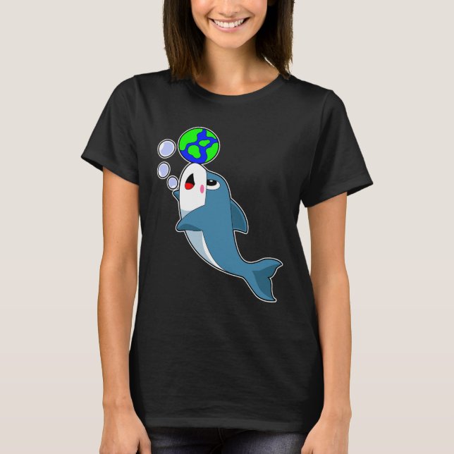 Dolphin Earth T-Shirt (Front)