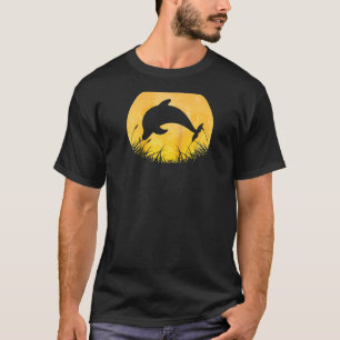 Dolphin Easy Halloween Outfit Beluga Fish Moon Cos T-Shirt