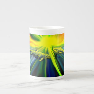 Dolphin Family in the Sunshine Bone China Mug