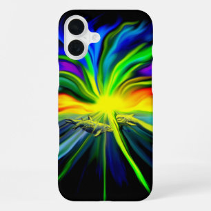 Dolphin Family in the Sunshine iPhone 16 Plus Case