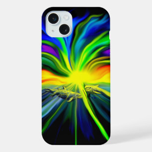 Dolphin Family in the Sunshine iPhone 15 Plus Case