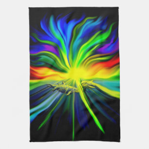 Dolphin Family in the Sunshine Kitchen Towel