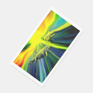 Dolphin Family in the Sunshine Napkin