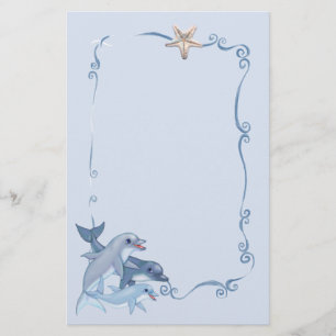 Dolphin Family Stationery