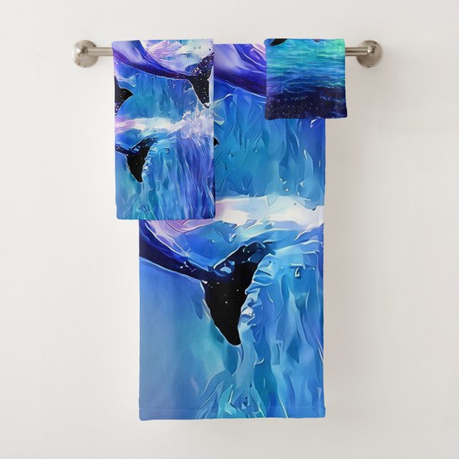 Dolphin Fantasy Bath Towel Set (Insitu)