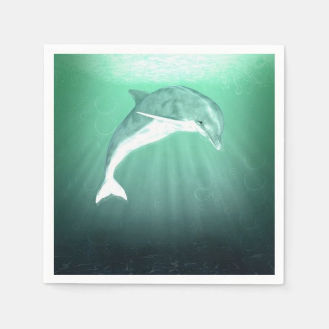 Dolphin Fantasy Napkin (Front)