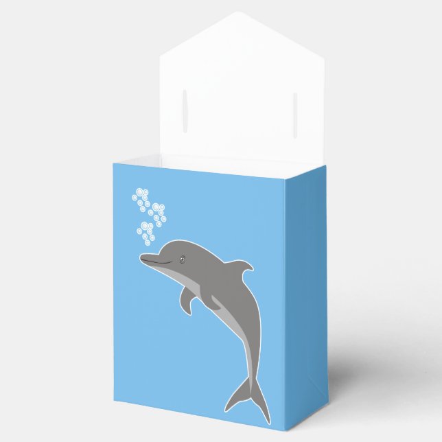 Dolphin Favor Box (Opened)