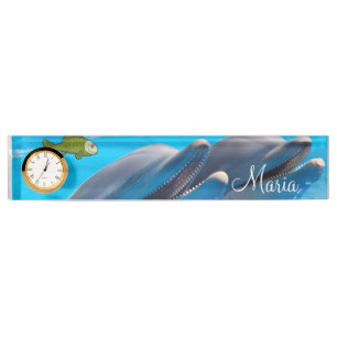 Dolphin Fish Desk Nameplate