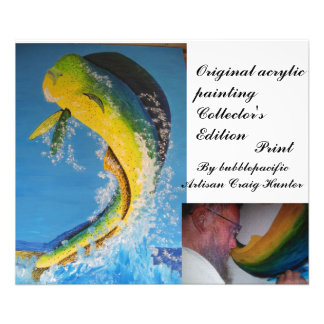 Dolphin fish photo print