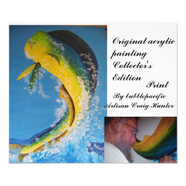 Dolphin fish photo print (Front)