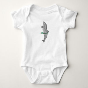 Dolphin Fitness tires Sports Baby Bodysuit